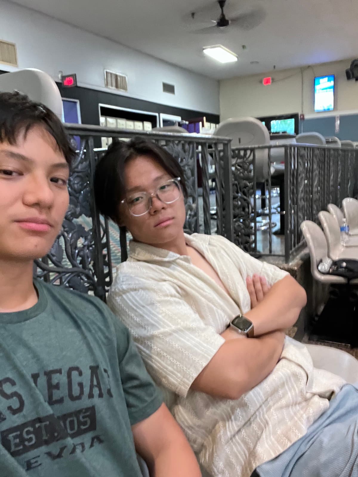 Liam Salcedo and Enqi Tommy Qi together