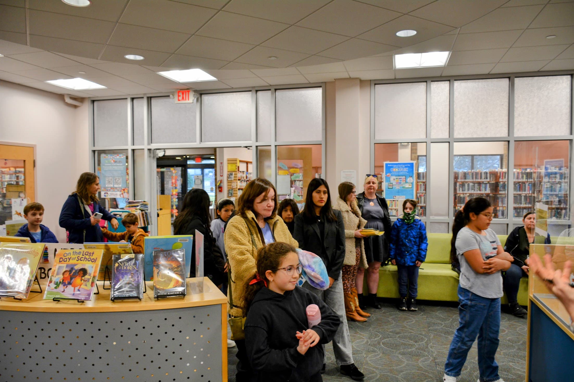 Students at a community STEM workshop