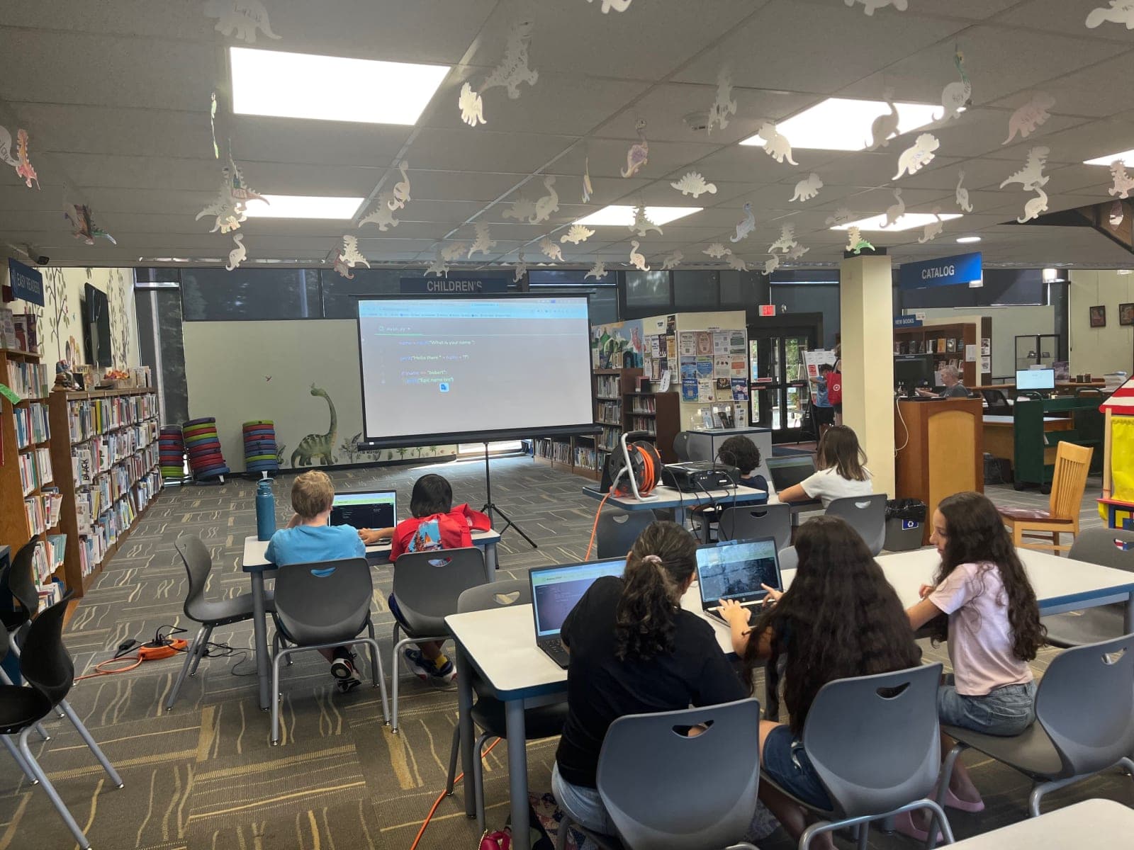 Taller realizado en Little Falls Public Library